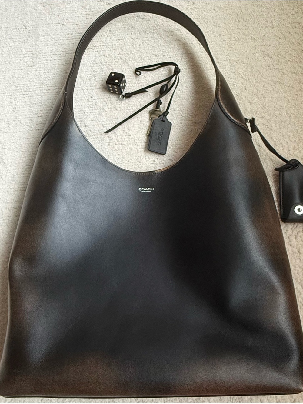 NEW COACH Brooklyn Shoulder Bag 39 Loved Leather